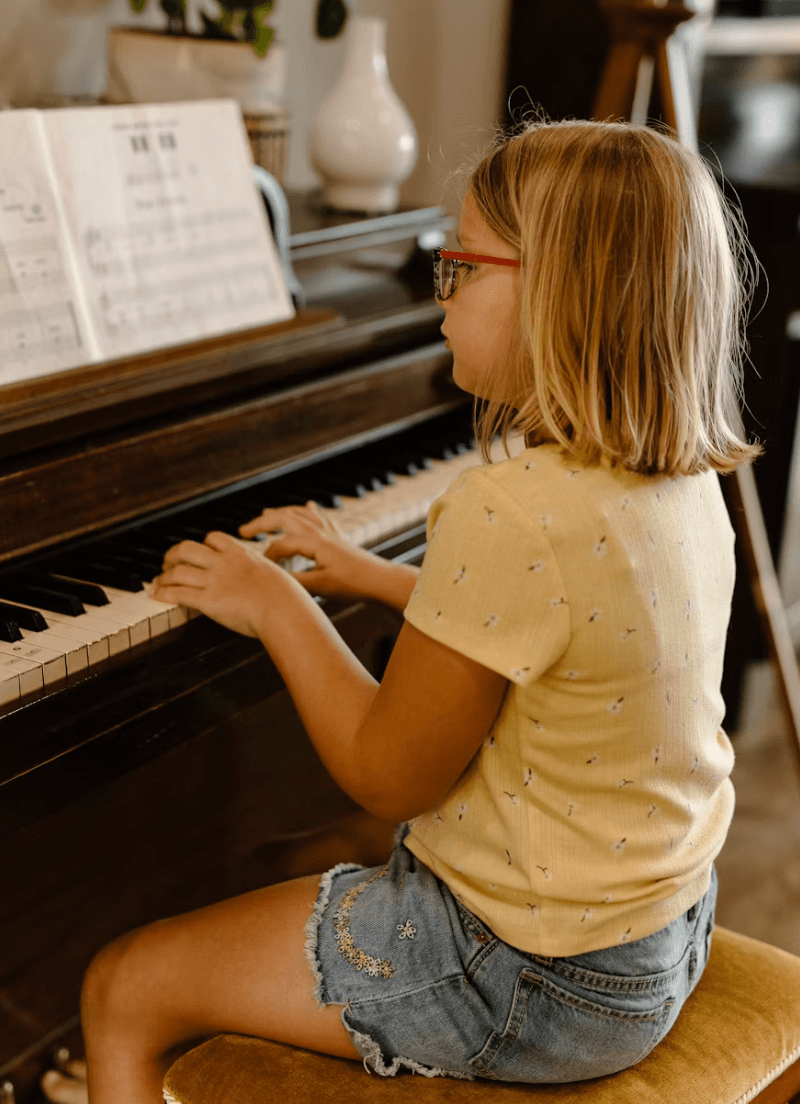 Child learning at home